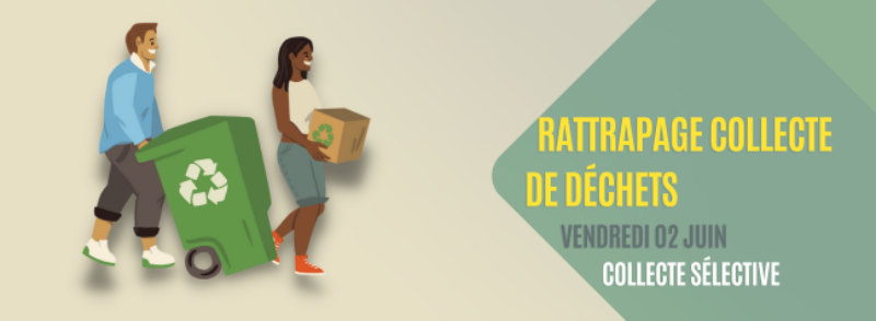 Décalage collecte de déchets du lundi 29 mai