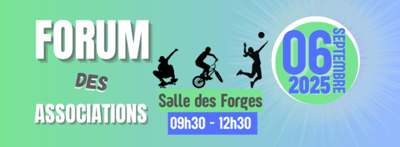 Forum des Associations – 06 septembre – Salle des Forges