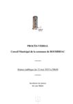 Délibérations du 22 mai 2025